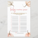 Search for fall baby shower games Baby name race