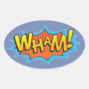 Search for funny words stickers Blue