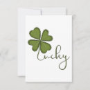 Search for four leaf clover cards Shamrock