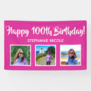 Search for 100th birthday banners Any age birthday