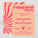 Search for pink engagement party invitations Bold