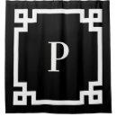 Search for greek shower curtains Monogrammed