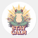 Search for yoga frog stickers Relaxation