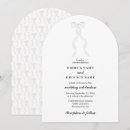 Search for white bow invitations Digital download