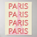 Search for minimalist travel posters Paris
