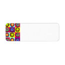 Search for circle return address labels Pattern