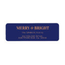 Search for navy gold return address labels Snowflake