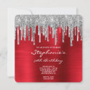 Search for foil 50th birthday invitations Glam