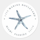 Search for starfish return address stickers Nautical
