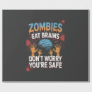 Search for zombie christmas wrapping paper Santa
