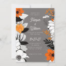 Search for orange and black wedding invitations Trendy