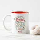 Search for love and peace mugs Merry christmas