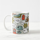 Search for cute monster mugs Illustration