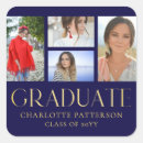 Search for blue and gold graduation stickers College
