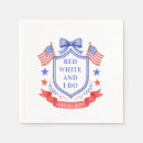 Search for patriotic napkins July 4