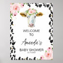 Search for cow party signs Watercolor