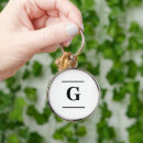 Search for plain white key rings Solid