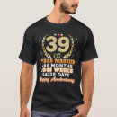 Search for 39th wedding anniversary tshirts Couple