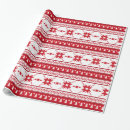 Search for sweater wrapping paper Red and white