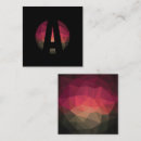 Search for round square business cards Black