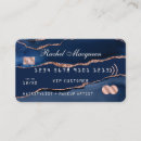Search for navy and rose gold business cards Customer