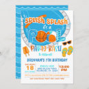 Search for boys pool party invitations For kids