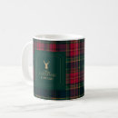 Search for plaid christmas mugs Red green tartan