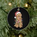 Search for dog lover christmas tree decorations Santa