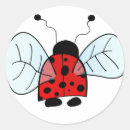Search for cartoon ladybird stickers Illustration