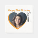 Search for happy 21st birthday napkins Modern