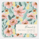Search for blush pink bridal shower stickers Pretty