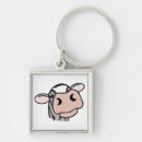 Search for cartoon animal key rings Cow
