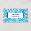 Search for animal print business cards Chic