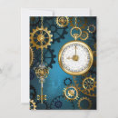 Search for steampunk gears cards Blue