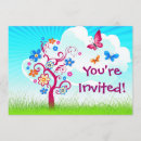 Search for butterfly tree invitations Colourful