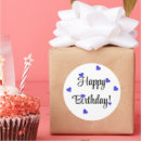 Search for heart birthday stickers Blue