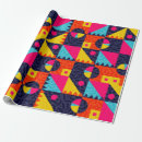 Search for geometric shapes wrapping paper Seamless pattern