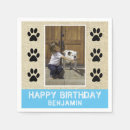 Search for paw print napkins Birthday