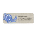Search for beach shells return address labels Vintage
