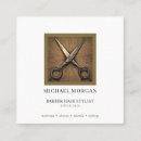Search for men salon business cards Scissors