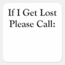 Search for lost child stickers Children