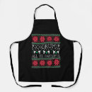 Search for ugly aprons Santa claus