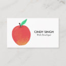 Search for apple business cards Cute