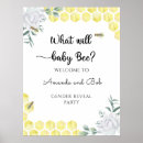 Search for baby gender reveal posters Bee