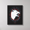 Search for game of thrones canvas prints Direwolf