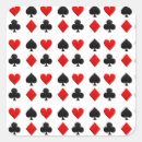 Search for gambling square stickers Poker