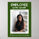 Search for employee of the month posters Recognition