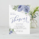 Search for blue and silver bridal shower invitations Bride