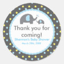 Search for blue grey elephant baby shower stickers Modern