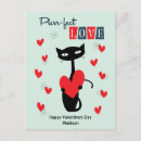 Search for vintage cat valentines day cards Heart